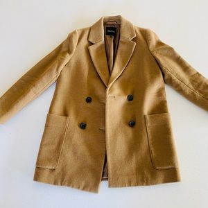 Madewell camel coat size small.